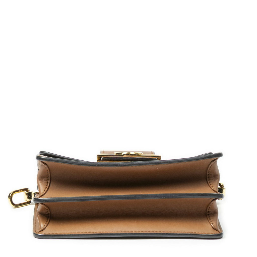 Louis Vuitton Mini Dauphine Brown Monogram Vernis Shoulder Bag — view 6