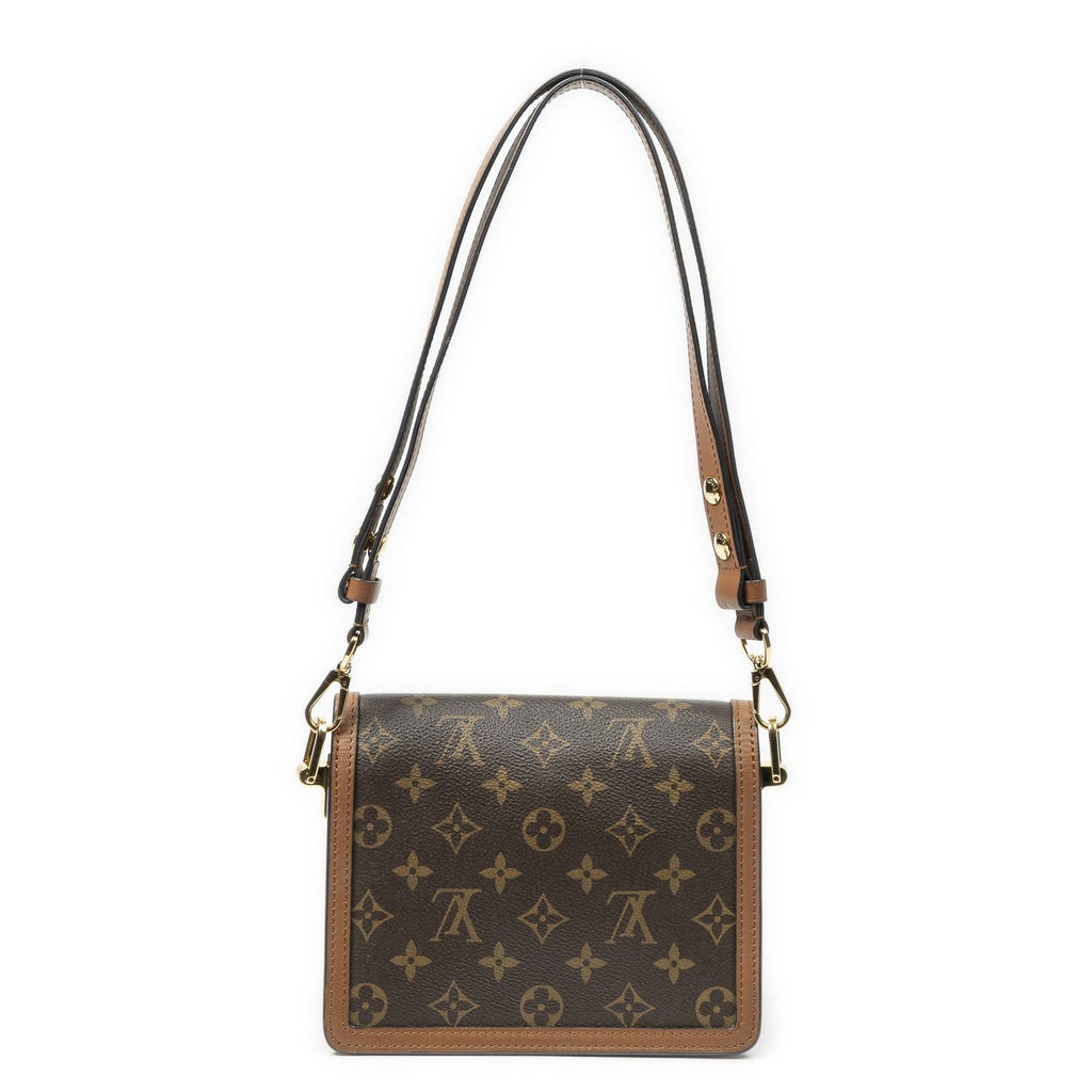 Louis Vuitton Mini Dauphine Brown Monogram Vernis Shoulder Bag — view 5
