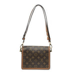 Louis Vuitton Mini Dauphine Brown Monogram Vernis Shoulder Bag — view 5
