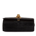 Saint Laurent Kate Tassel Black Suede Leather Shoulder Bag — view 6