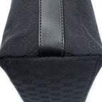 Gucci Vintage Mini Zip Hobo Black GG Canvas — view 7