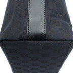 Gucci Vintage Mini Zip Hobo Black GG Canvas — view 8