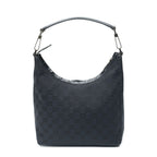 Gucci Vintage Mini Zip Hobo Black GG Canvas — view 5