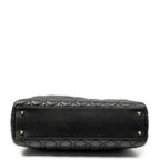 Dior Large Soft Lady Dior Tote Black Kanaj Lambskin Leather — view 6