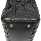 Dior Large Soft Lady Dior Tote Black Kanaj Lambskin Leather — view 7