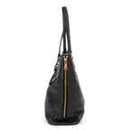 Prada 2-Way Tote Black Vitello Daino — view 3