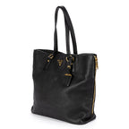 Prada 2-Way Tote Black Vitello Daino — view 2