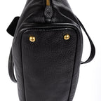 Prada 2-Way Tote Black Vitello Daino — view 8