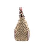 Gucci Charlotte Tote Red Beige GG Canvas — view 4