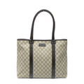 Gucci Large Open Tote Beige Brown GG Canvas