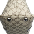 Gucci Large Open Tote Beige Brown GG Canvas — view 7