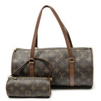 Louis Vuitton Papillon Brown Monogram Canvas Handbag