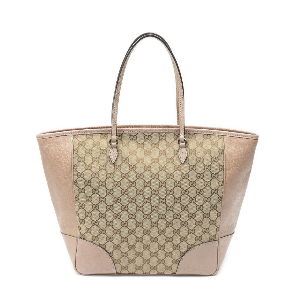 Gucci Bree Tote Beige Pink GG Canvas — view 5