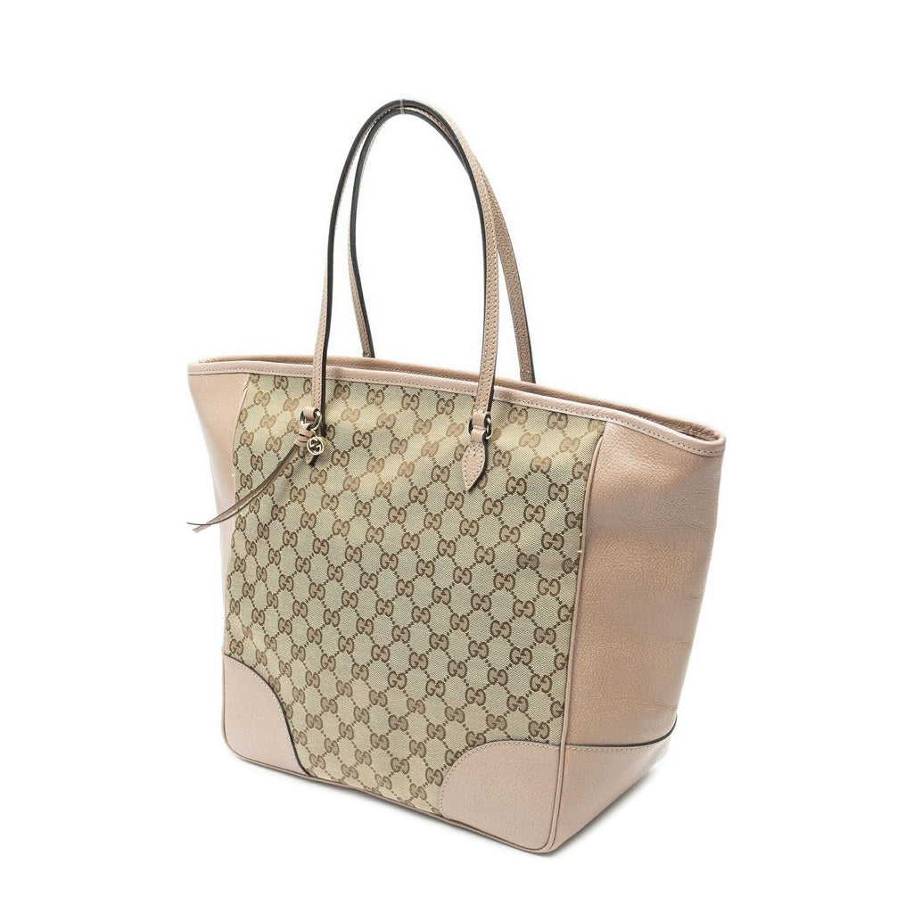 Gucci Bree Tote Beige Pink GG Canvas — view 2