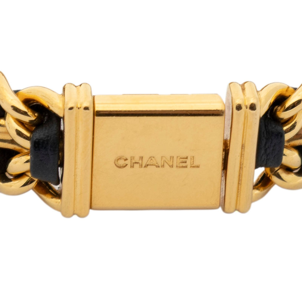 Chanel Premiere Black Gold Plated Bracelet — view 6