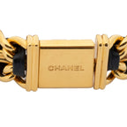 Chanel Premiere Black Gold Plated Bracelet — view 6