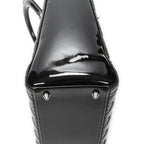Dior Medium Lady Dior Zip Black Cannage Patent Leather Handbag — view 7