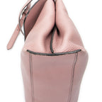 Gucci Small Bamboo Top Handle Flap Bag Pink Grain Calfskin Leather — view 8
