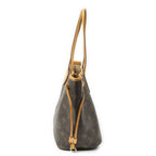 Louis Vuitton Neverfull Brown Monogram Canvas Tote — view 3