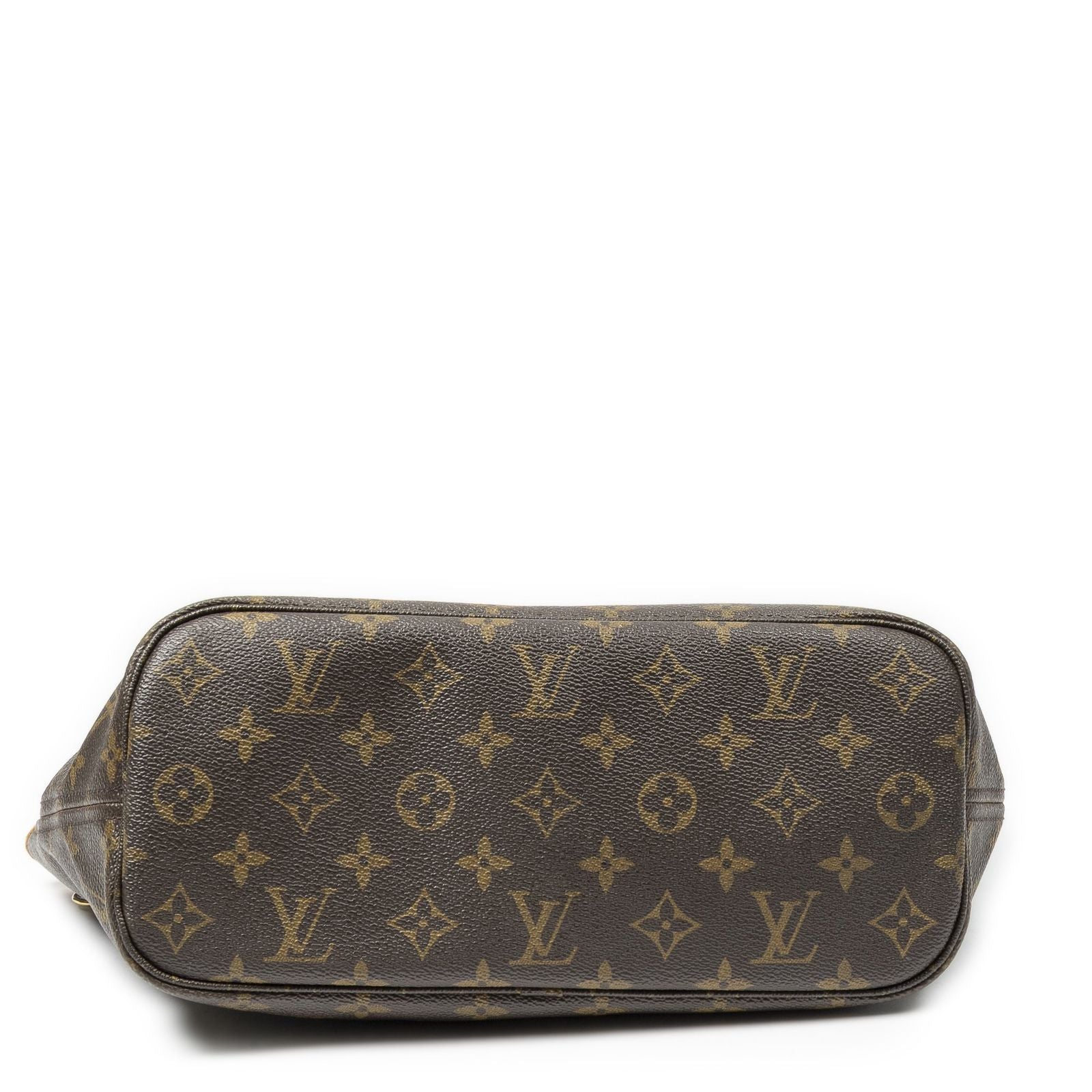 Louis Vuitton Neverfull Brown Monogram Canvas Tote — view 6