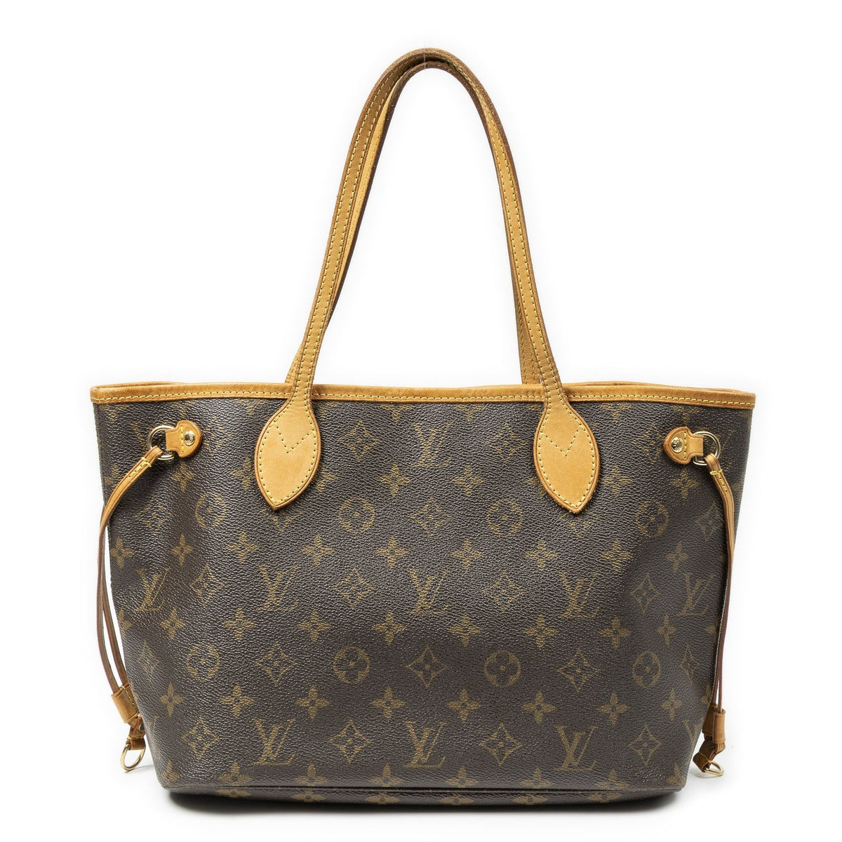 Louis Vuitton Neverfull Brown Monogram Canvas Tote — view 5