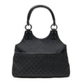 Gucci Medium Boy Black GG Canvas Shoulder Bag
