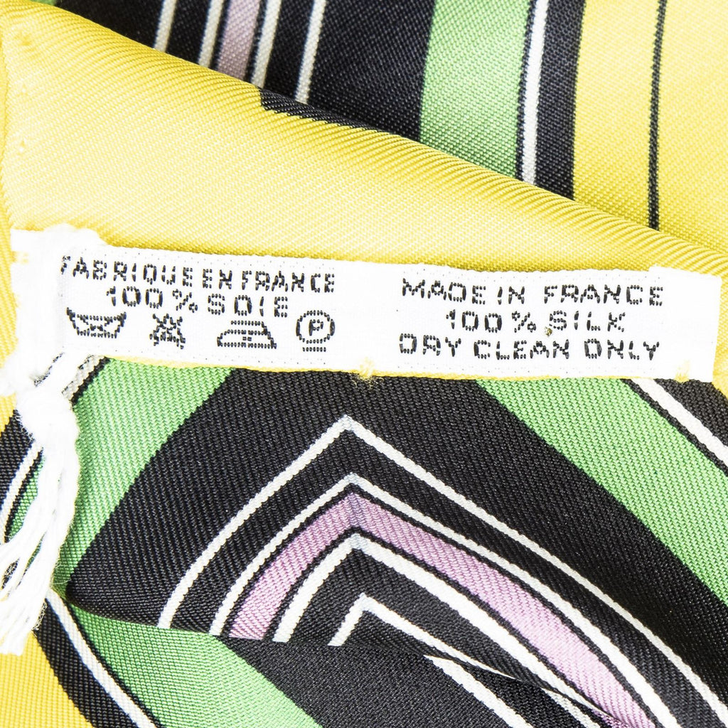 Hermes Scarf Yellow — view 5