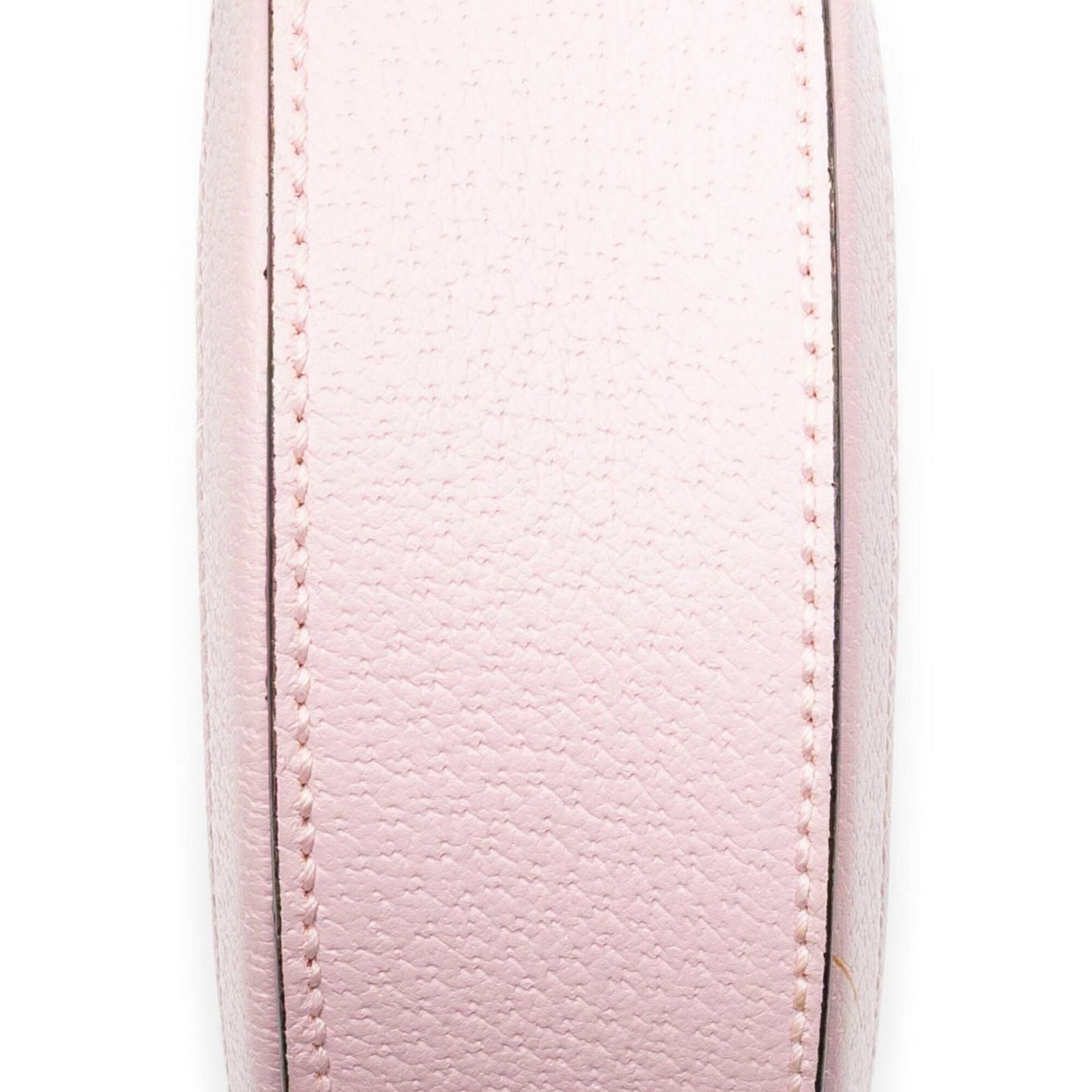 Gucci Mini GG Round Cross Belt Bag Pink Gray Leather — view 8