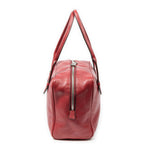 Loewe Small Heritage Boston Red Calfskin Leather Shoulder Bag — view 4