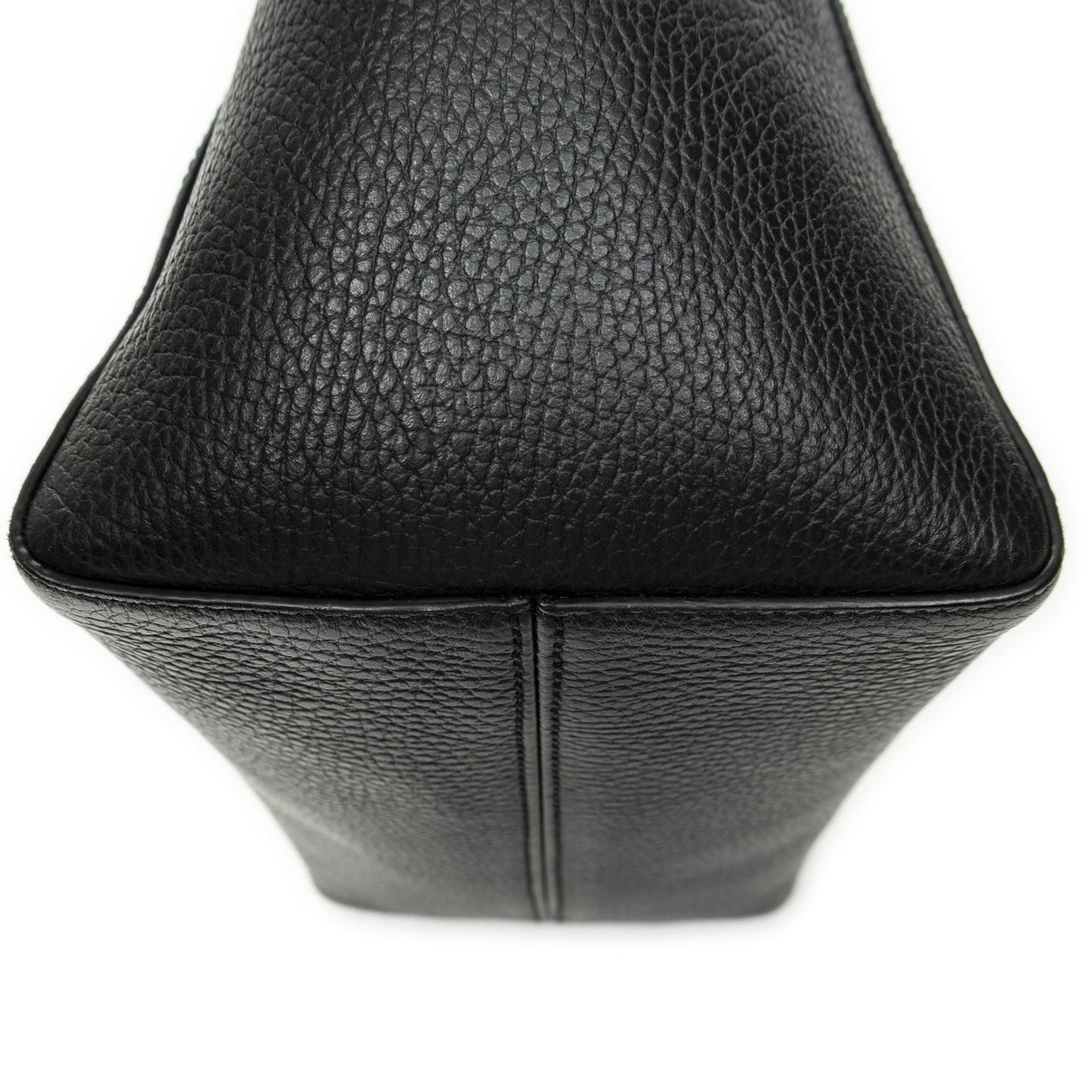 Gucci Small Swing Tote Black Grain Calfskin Leather — view 8