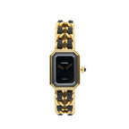 Chanel Premiere Black Gold Plated Bracelet