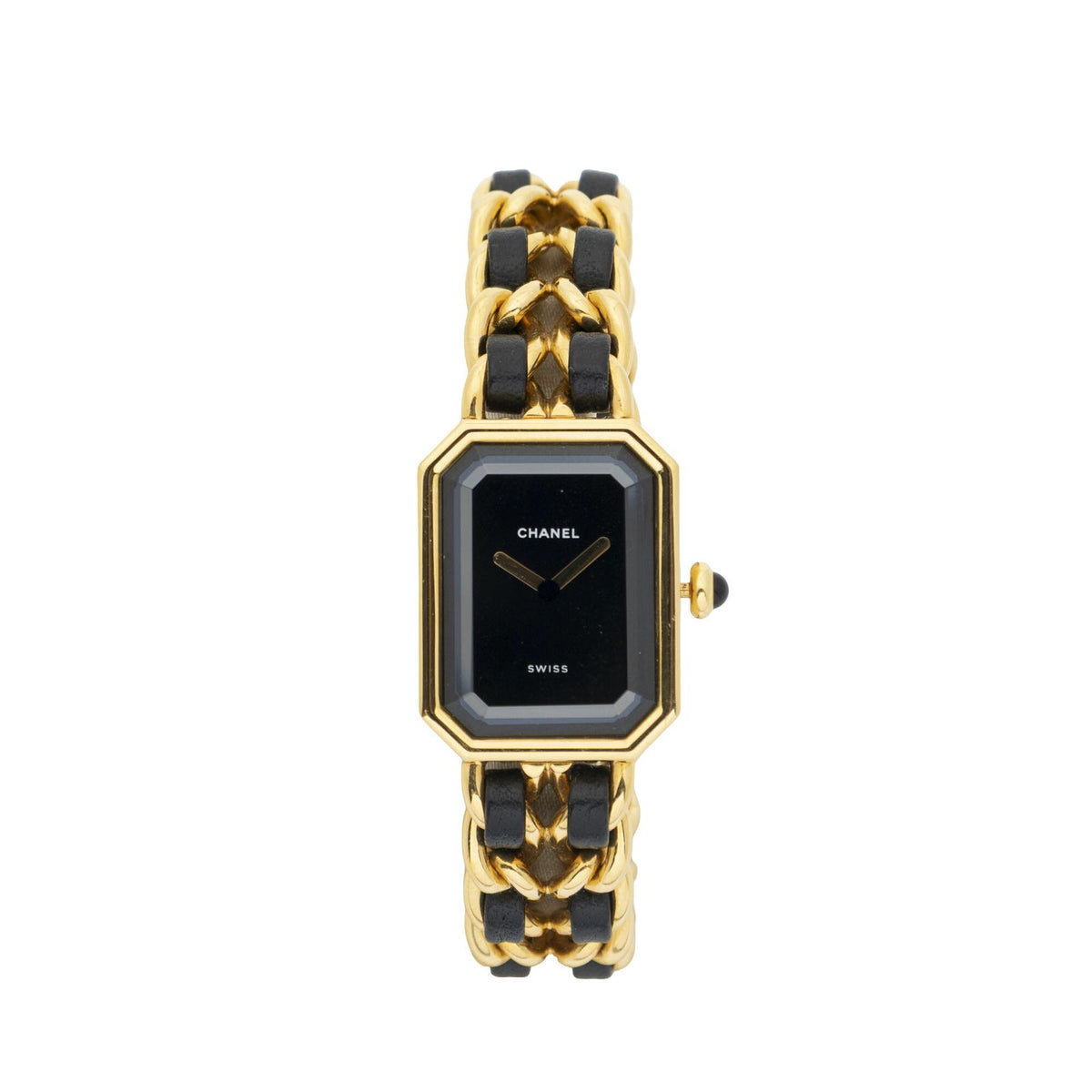 Chanel Premiere Black Gold Plated Bracelet