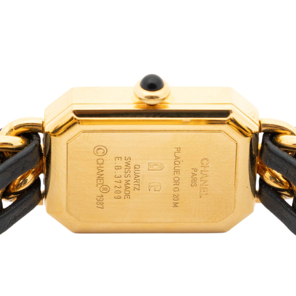 Chanel Premiere Black Gold Plated Bracelet — view 5