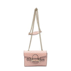 Gucci Small Emily Chain Bag Pink Micro Guccissima Leather