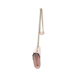 Gucci Small Emily Chain Bag Pink Micro Guccissima Leather — view 3