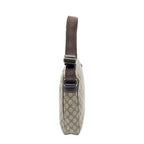 Gucci Half Moon Zip Messenger Brown Beige Supreme Canvas — view 3