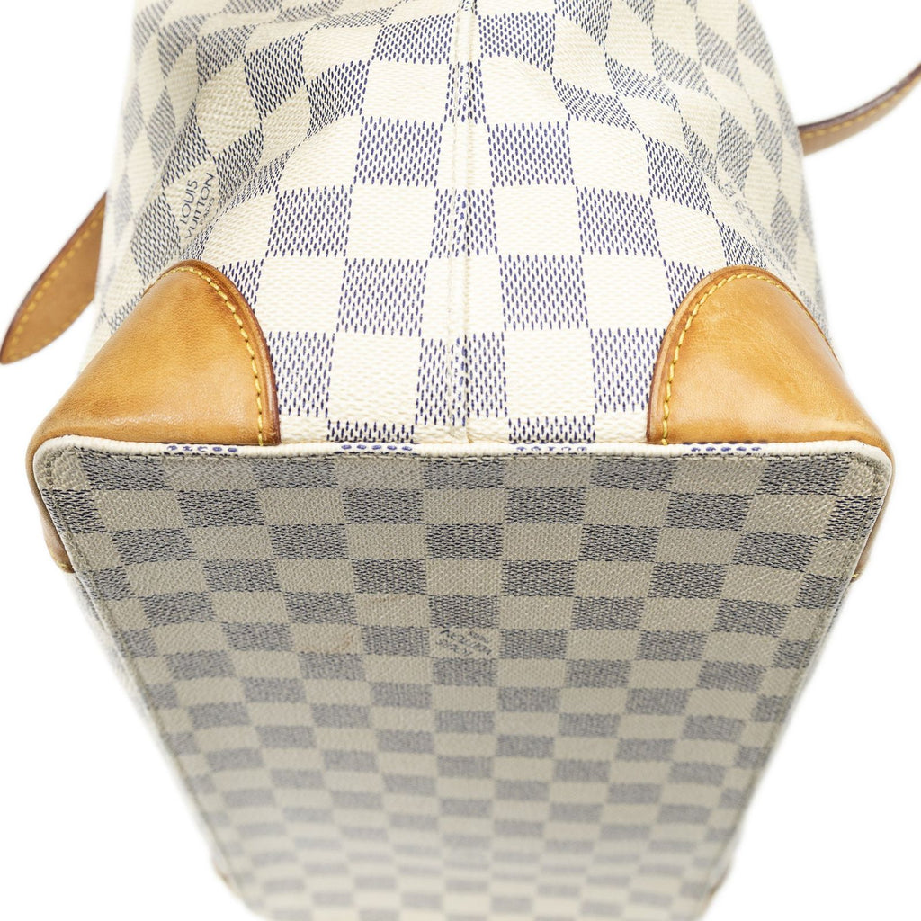 Louis Vuitton Hampstead Ivory Damier Azur Tote — view 7