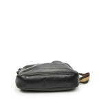 Gucci Vintage Bamboo Handle Tote Black Smooth Leather — view 6