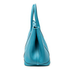 Hermes Garden Party Turquoise Negonda Leather Tote — view 4