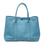 Hermes Garden Party Turquoise Negonda Leather Tote — view 5