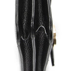 Gucci Small Interlocking G GG Chain Crossbody Black Grain Calfskin Leather — view 7