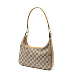 Gucci Shoulder Zip Hobo Beige Tan GG Canvas — view 2