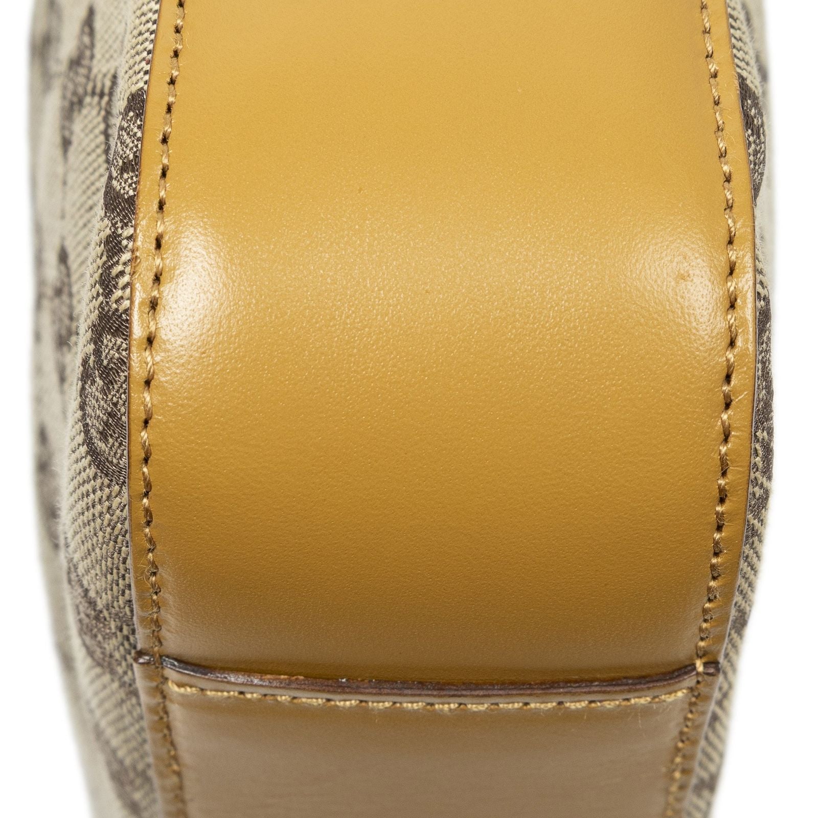 Gucci Shoulder Zip Hobo Beige Tan GG Canvas — view 7