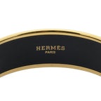 Hermes Enamel Bangle Teal Geometric Motif Bracelet — view 4