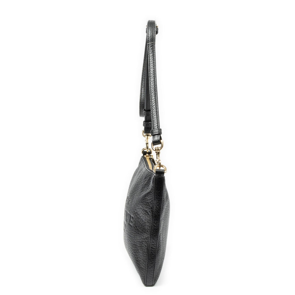 Loewe Mini Heritage Square Cross Belt Bag Black Grain Calfskin Leather — view 3