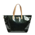 Louis Vuitton Bellevue Dark Green Monogram Vernis Shoulder Bag
