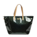 Louis Vuitton Bellevue Dark Green Monogram Vernis Shoulder Bag