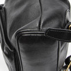 Gucci Mini Bamboo Backpack Black Calfskin Leather — view 8