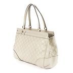 Gucci Mayfair Tote Ivory Monogram Calfskin — view 2