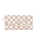 Louis Vuitton Emily Ivory Damier Azur Wallet